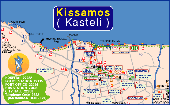 The town of Kissamos